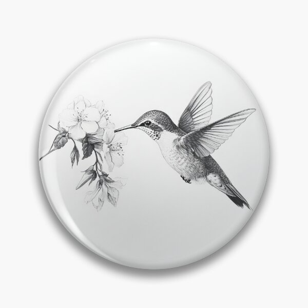 Item preview, Realistic Humming bird Pencil Drawing designed and sold by Pencil-Art.