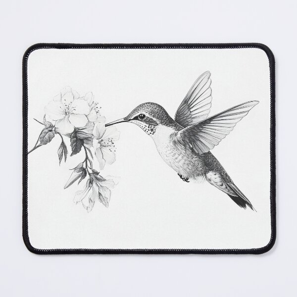 Item preview, Realistic Humming bird Pencil Drawing designed and sold by Pencil-Art.