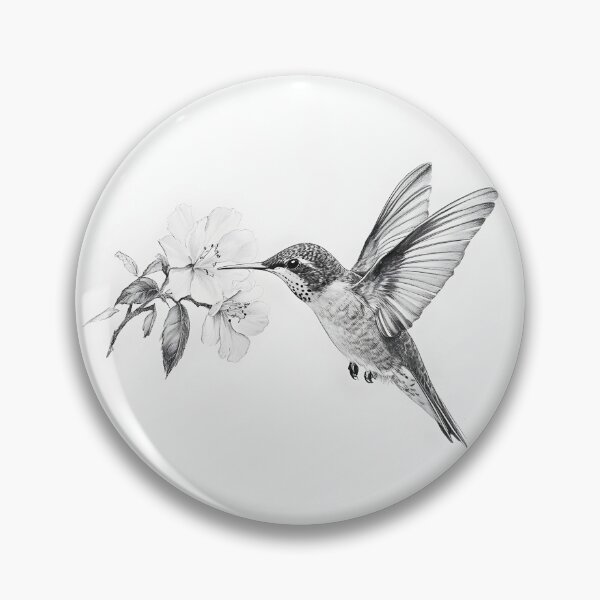 Item preview, Realistic Humming bird Pencil Drawing designed and sold by Pencil-Art.