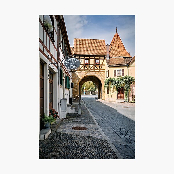 Item preview, City gate in Prichsenstadt designed and sold by MICHAEL KNIERIEME - PHOTOGRAPHY.