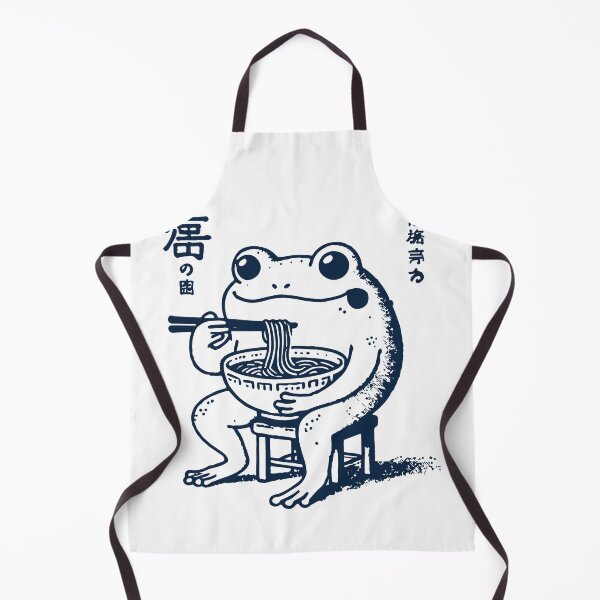 Item preview, Funny Ramen Frog Ukiyo-e Kawaii Retro Aesthetic designed and sold by LuminOrb.
