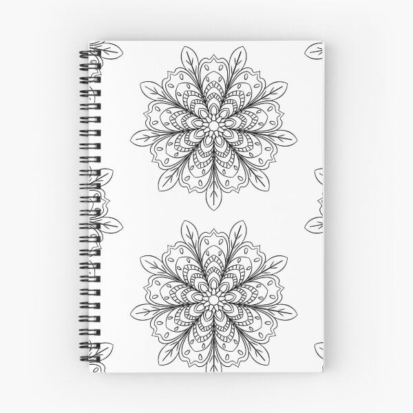 Item preview, Mandala flowers have intricate patterns. designed and sold by lotus2lin.
