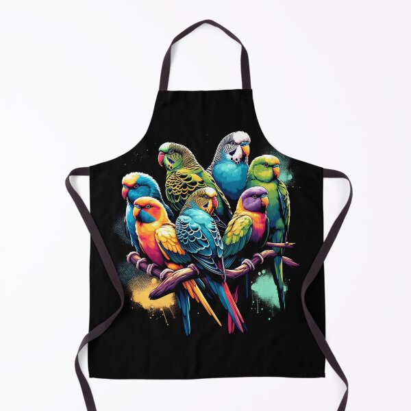 Item preview, Colorful Parakeets Parrot Bird Lover Watcher Birding designed and sold by Kimberley King Art King Art.