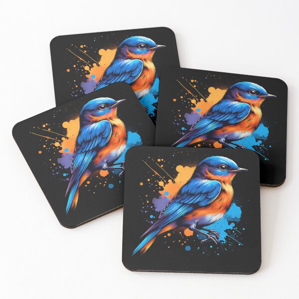 Item preview, Eastern Bluebird Bird Lover Watcher Birding designed and sold by Kimberley King Art  King Art.
