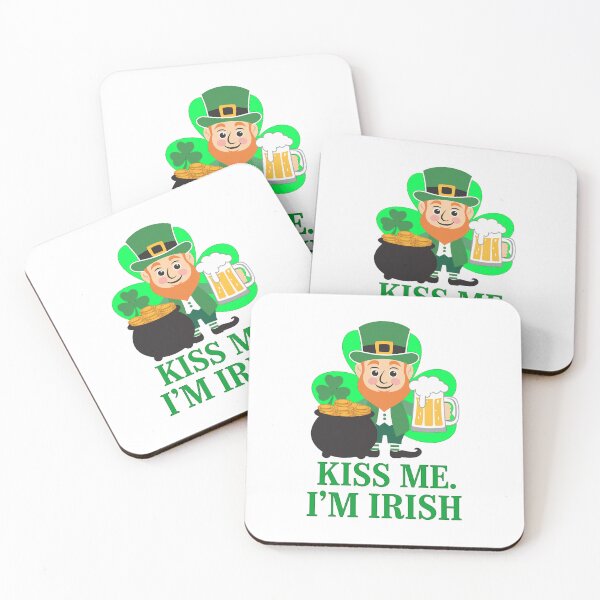 Item preview, St patricks day | Kiss me I'm IRISH designed and sold by RedCircleArt.