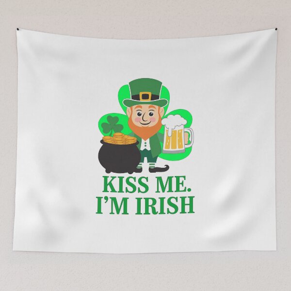 Item preview, St patricks day | Kiss me I'm IRISH designed and sold by RedCircleArt.