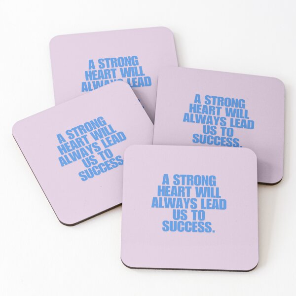Item preview, “A strong heart will always lead us to success.” designed and sold by Wantanadesign.