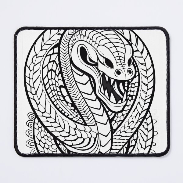 Item preview, Snake #9 Coloring Page Pattern  designed and sold by DavidColoring.