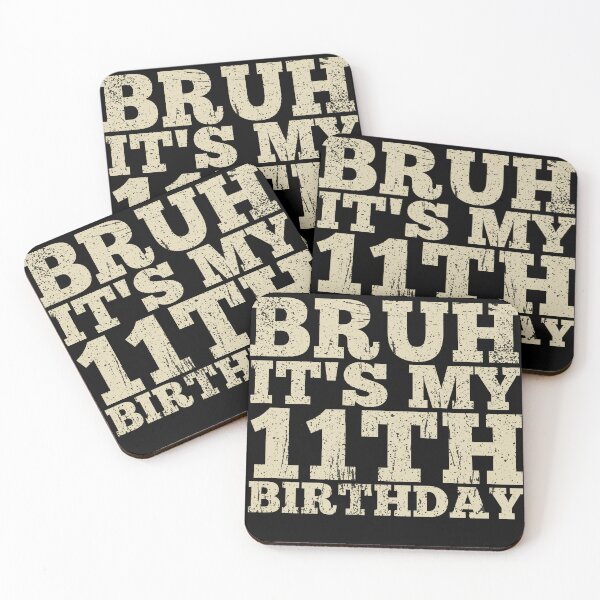 Item preview, Bruh it's my 11th birthday Funny Kids Boy Girl designed and sold by REDDLINE.