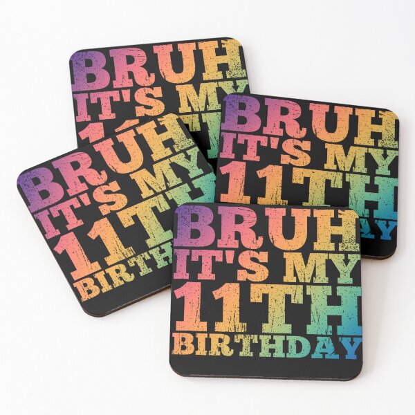 Item preview, Bruh it's my 11th birthday Funny Kids Boy Girl designed and sold by REDDLINE.