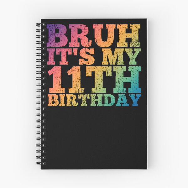 Item preview, Bruh it's my 11th birthday Funny Kids Boy Girl designed and sold by REDDLINE.