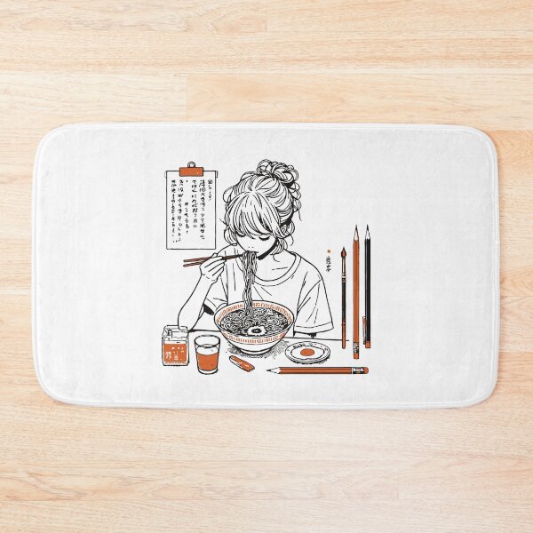 Item preview, Ramen And Draw Japanese Streetwear Aesthetics designed and sold by LuminOrb.