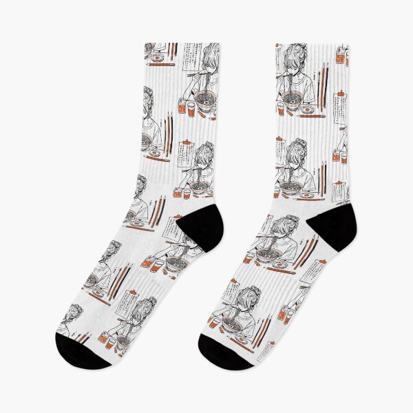 Item preview, Ramen And Draw Japanese Streetwear Aesthetics designed and sold by LuminOrb.