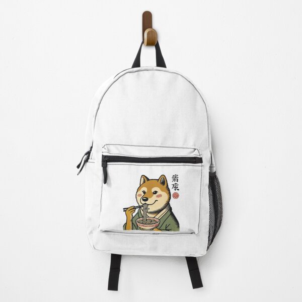 Item preview, Shiba Dog Ramen Noodles Funny Dogs Ukiyo-e designed and sold by LuminOrb.