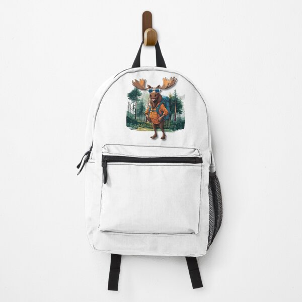 Item preview, Funny Cool Moose Hiker designed and sold by MixedVibes Co..