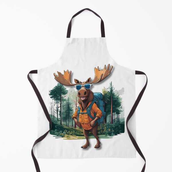 Item preview, Funny Cool Moose Hiker designed and sold by MixedVibes Co..