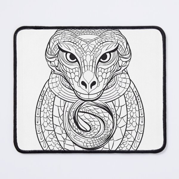 Item preview, Snake #10 Coloring Page Pattern  designed and sold by DavidColoring.