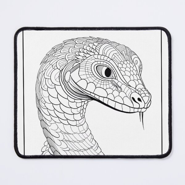 Item preview, Snake #6 Coloring Page Pattern  designed and sold by DavidColoring.