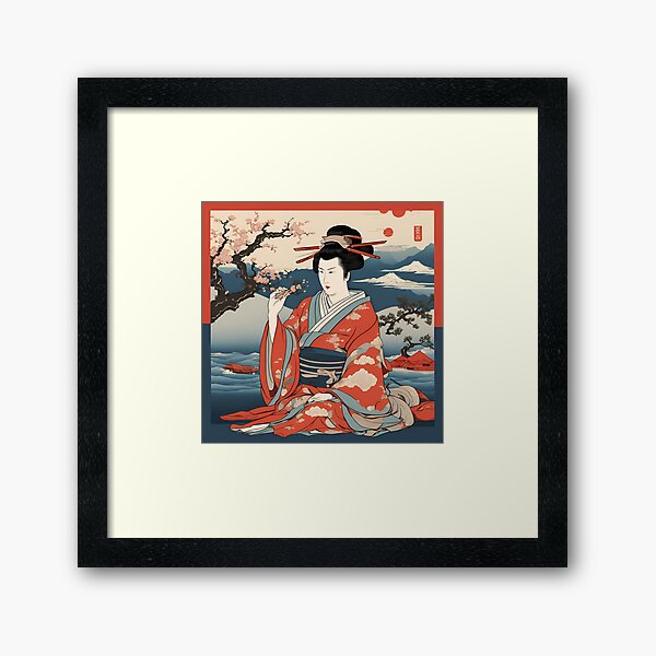 Aperçu de l'œuvre Femme Ukiyoe créée et vendue par yuhei122.