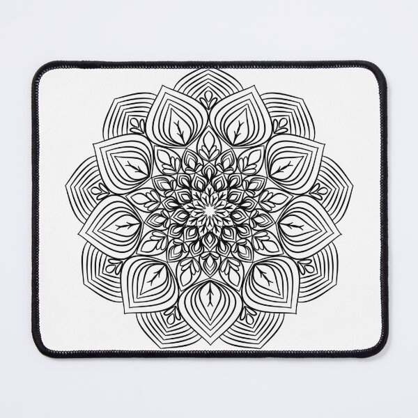 Item preview, Beautiful flower lines, peaceful mind designed and sold by lotus2lin.