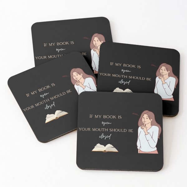 Item preview, If My Book Is Open Your Month Should Be Closed T-Shirt Perfect Sarcastic Gift for Book Lovers designed and sold by EvocatiVerse.