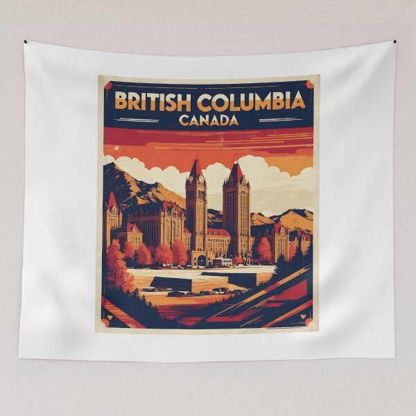 Item preview, British Columbia Canada 1950s Vintage Travel Tourism designed and sold by TravelersGems.