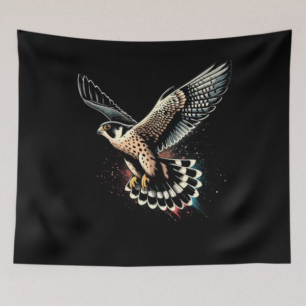 Item preview, Peregrine Falcon Fly Bird Raptor Lover Watcher Birding designed and sold by Kimberley King Art  King Art.