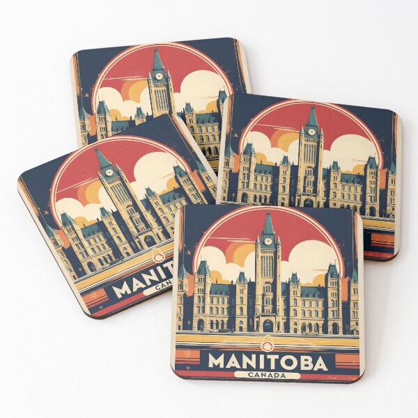 Item preview, Manitoba Canada 1950s Vintage Travel Tourism designed and sold by TravelersGems.