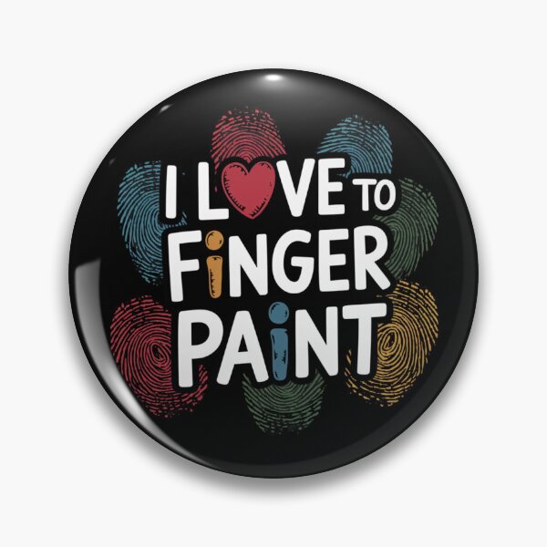 Item preview, I Love To Finger Paint – Energetic Artistic Collection designed and sold by Ela-graphicwiz.