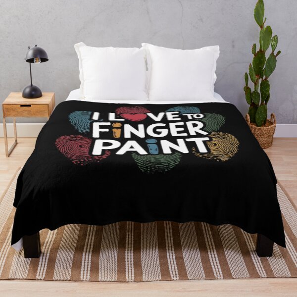 Item preview, I Love To Finger Paint – Energetic Artistic Collection designed and sold by Ela-graphicwiz.