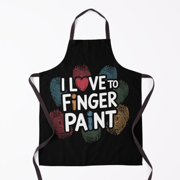Item preview, I Love To Finger Paint – Energetic Artistic Collection designed and sold by Ela-graphicwiz.