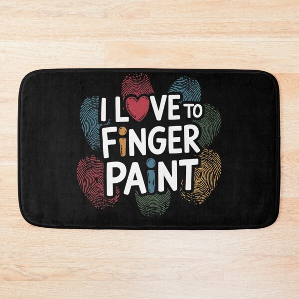 Item preview, I Love To Finger Paint – Energetic Artistic Collection designed and sold by Ela-graphicwiz.