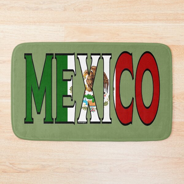 Item preview, Mexican Flag with Mexico Font designed and sold by Havocgirl.