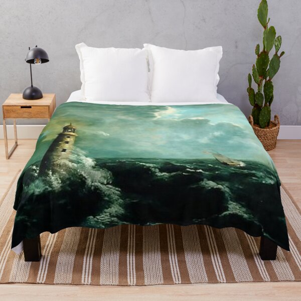 Item preview, Seascape with Lighthouse designed and sold by tomorrowsart.