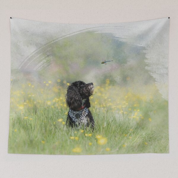 Item preview, Puppy and Dragonfly designed and sold by Jane Stanley Photography.