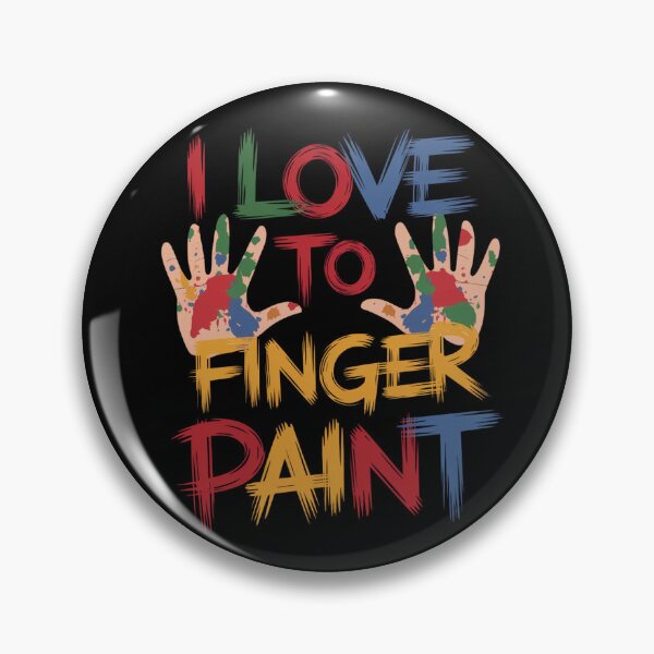 Item preview, I Love To Finger Paint – Energetic Artistic Collection designed and sold by Ela-graphicwiz.
