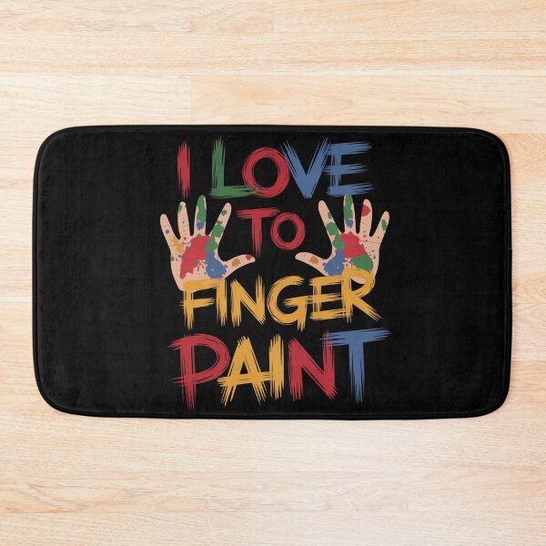 Item preview, I Love To Finger Paint – Energetic Artistic Collection designed and sold by Ela-graphicwiz.