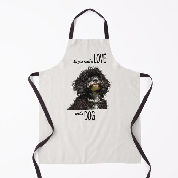 Item preview, All you need is Love and a Dog, black text designed and sold by Jane Stanley Photography.