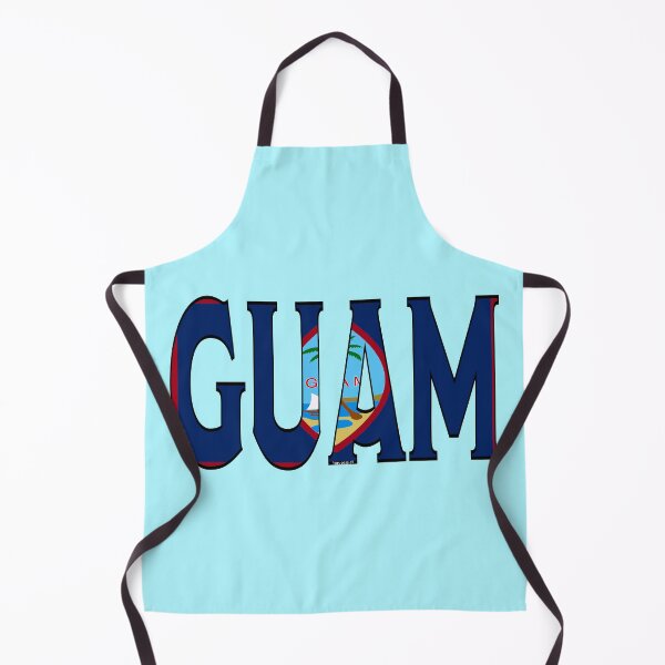 Item preview, Guam Font with Guamanian Flag designed and sold by Havocgirl.