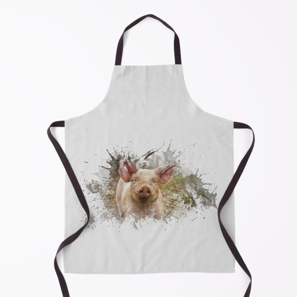 Item preview, Happy as Pig in Mud Watercolour Photograph. designed and sold by Jane Stanley Photography.