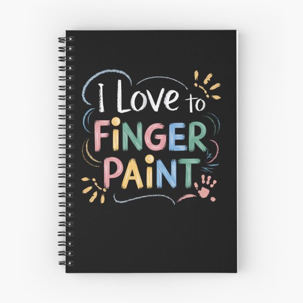 Item preview, I Love To Finger Paint – Energetic Artistic Collection designed and sold by Ela-graphicwiz.