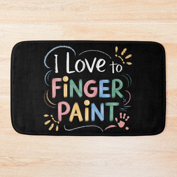 Item preview, I Love To Finger Paint – Energetic Artistic Collection designed and sold by Ela-graphicwiz.