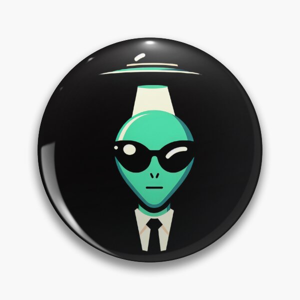 Item preview, Green Alien with Sunglasses Retro Vibes designed and sold by TrendHavenPL.