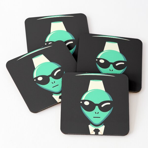 Item preview, Green Alien with Sunglasses Retro Vibes designed and sold by TrendHavenPL.