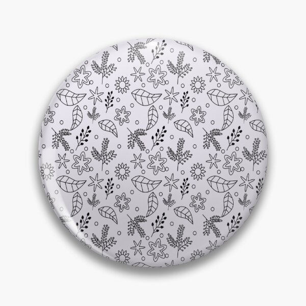 Item preview, Purple and Black Floral Pattern  designed and sold by Senthamizh.