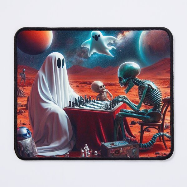 Item preview, Ghost and Alien Chess Match designed and sold by Dogandesighn.