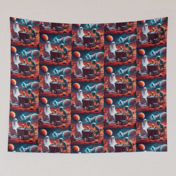 Item preview, Ghost and Alien Chess Match designed and sold by Dogandesighn.