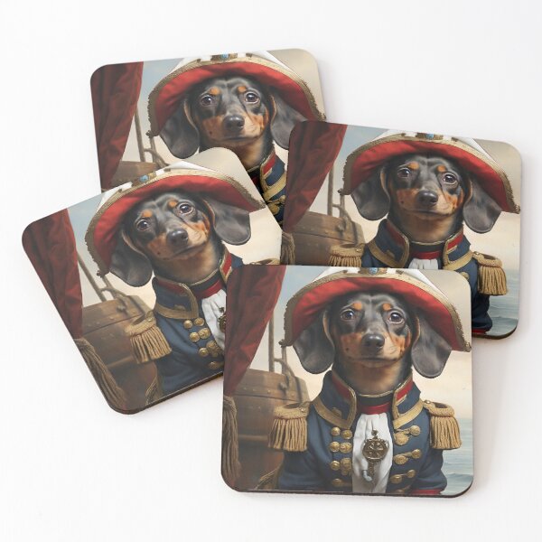 Item preview, The Brave and Elegant Dachshund designed and sold by Artistic canvas store.