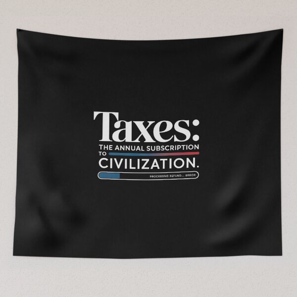 Item preview, taxes The Annual Subscription to Civilization. designed and sold by jkrphoto.
