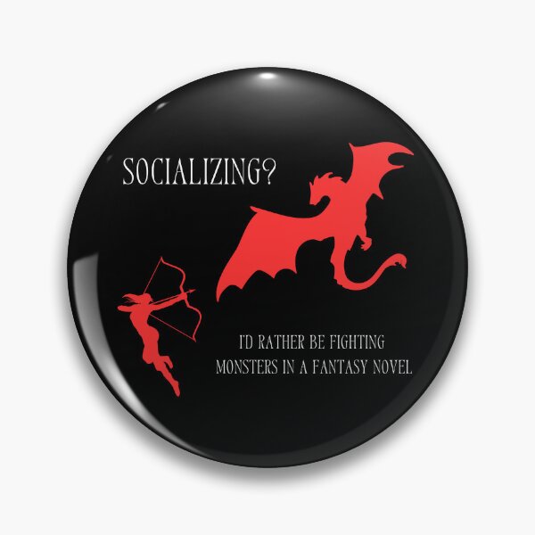 Item preview, Socializing? I'd Rather Fighting Monsters In Fantasy Novel T-shirt Perfect Gift For Book Lovers  designed and sold by EvocatiVerse.
